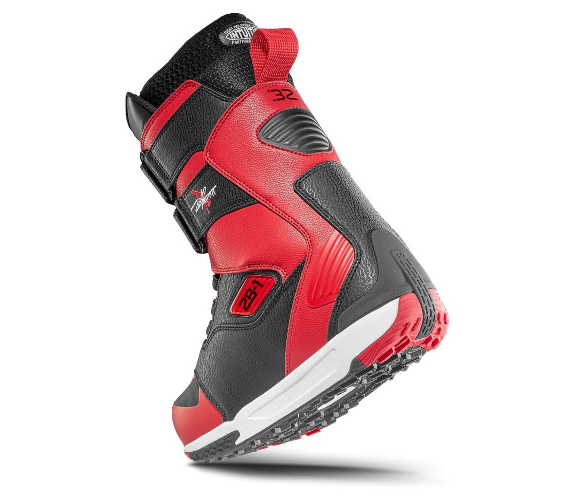 Thirtytwo ZB-1 Boa x Zeb Powell Snowboard Boots, Men's Size 9 Red