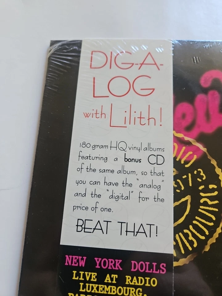 New York Dolls Live Radio Luxembourg Paris 1973 180gram LP +cd New In Shrink Foto 4 de 4