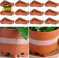 12Pcs Plant Pot Feet Lifters, Invisible Flower Pot Risers Potted Plant Stand Fee