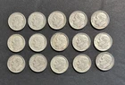 New Listing15 Silver Roosevelt Dimes Mostly 1964 Nice Condition All 90% silver.