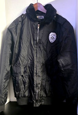Edwards Security Bomber Jacket Black Size Medium