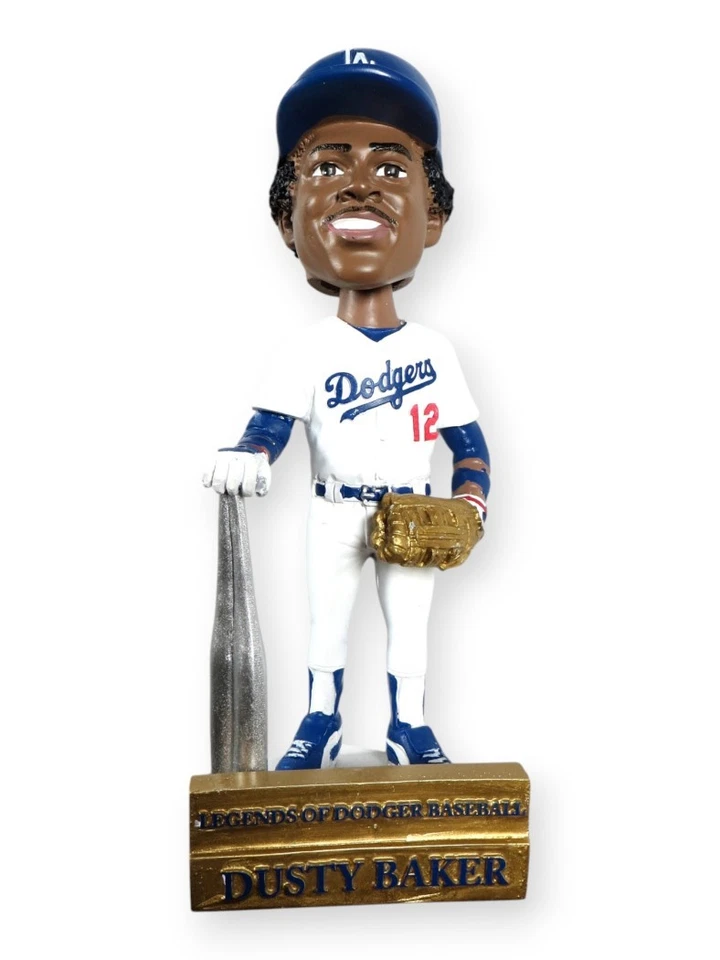 Dusty Baker Firmado Autografiado Bobblehead Dodgers Leyendas Bill Tristar