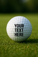 Custom Personalized Golf Balls   Add Text, Logo or Photo   Great Gift 