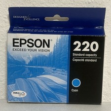 Epson 220 Cyan Standard Capacity Cartridge Exp: 10/2025