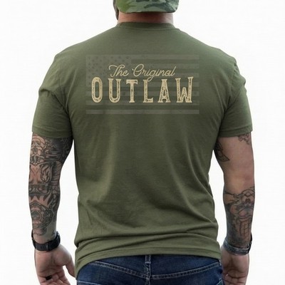 Vintage American Flag Outlaw T-Shirt