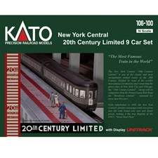 KATO 106100 N New York Central 20th Century Limited 9 Car Set 106-100 UNITRACK