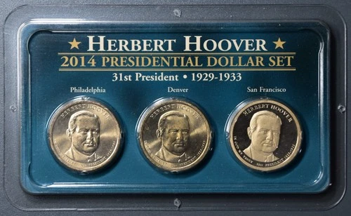 2014-P Presidential Dollar Herbert Hoover — photo from the most recent tracked eBay sale