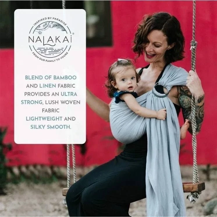 Nalakai Ring Sling Baby Carrier
Opens in a new window or tab