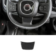 Guarnizione coprivolante interno in fibra di carbonio per Fiat 500L 2014-17