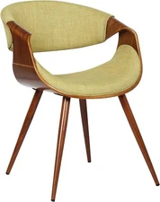 Butterfly Mid Century Modern Dining Chair For Kitchen Office Desk Vanity Green