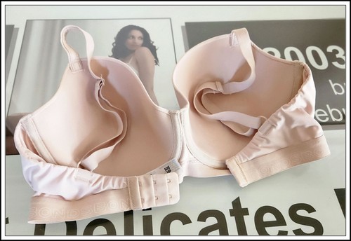 Bonds-Woman's-Size 10F-Smooth-UnderWire Contour-T Shirt Bra-Nude-Near New - Picture 3 of 3