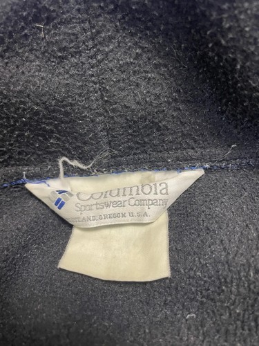 COLUMBIA VINTAGE ZIP DRILL LIGHT JACKET FLEECE SWEATSHIRT - Picture 4 of 4