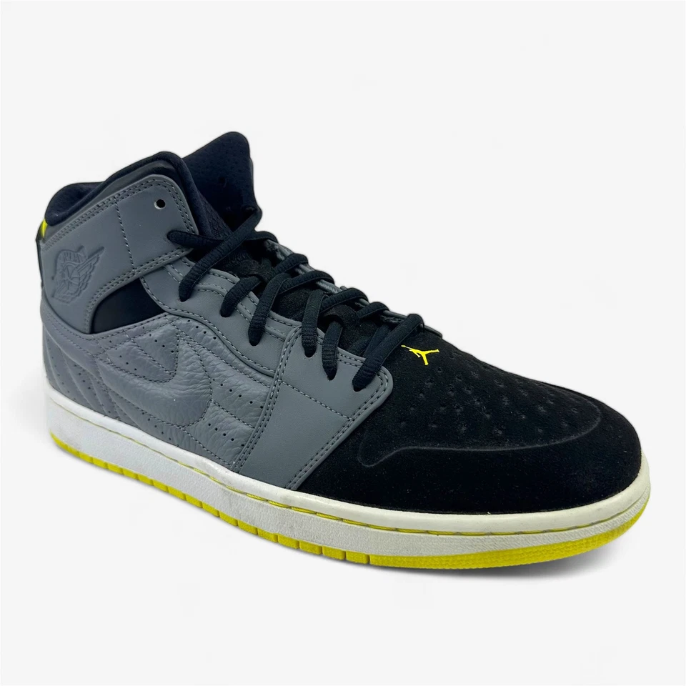 Zapatilla deportiva Jordan Air Jordan 1 Retro 99 Cool Gris Vibrante Amarillo Negro Blanco para hombre Foto 2 de 4