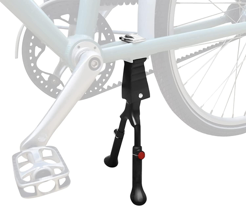Center Mount Bike Kickstand - Double Leg Adjustable Height Aluminium Alloy Kick