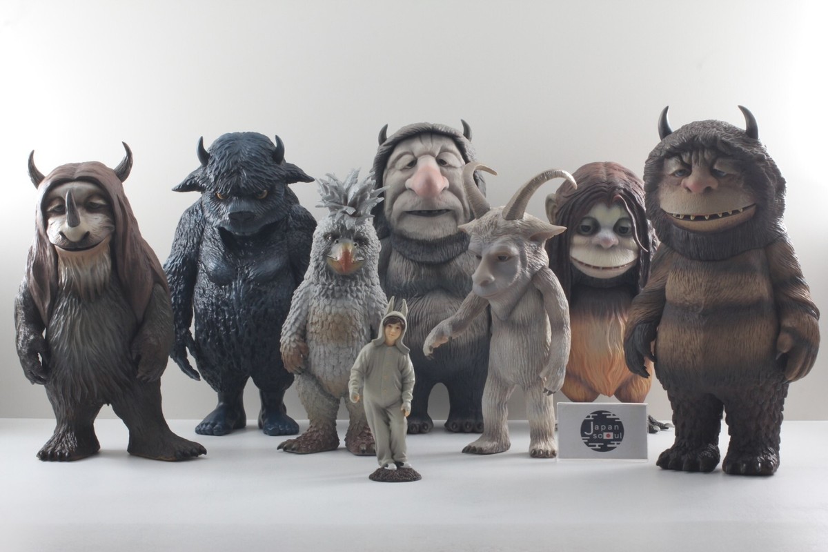 MEDICOM TOY VCD Where the Wild Things Are 8 Piece Set From JAPAN