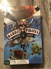 Rabbit Pirates Family Board Game - Educational Card Game of War for Treasure New