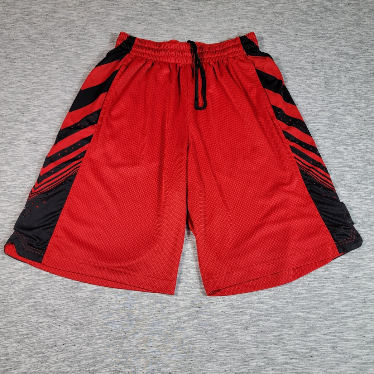 Nike Basketball Shorts Mens Medium Dri-fit Sequalizer Hoop Red