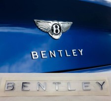 BENTLEY GT GTC SPEED CHROME BOOT LOGO OEM BENTLEY