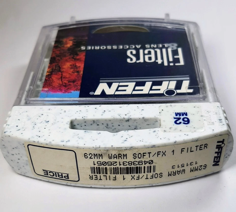 TiFFEN 62mm Warm Soft FX 1 Filter 62WSFX1 62 mm E62 Reduces Wrinkles & Blemishes - Image 4 of 4