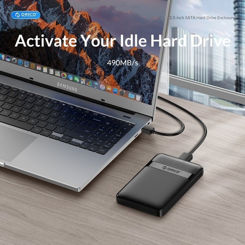 ORICO 2577U3-V1 Grid Texture Design 2.5 inch USB3.0 Micro-B Hard Drive Enclosure - Picture 2 of 14