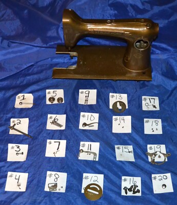 NEW HOME SEWING MACHINE TYPE F ORIGINAL USED PARTS IN GOOD CONDITION