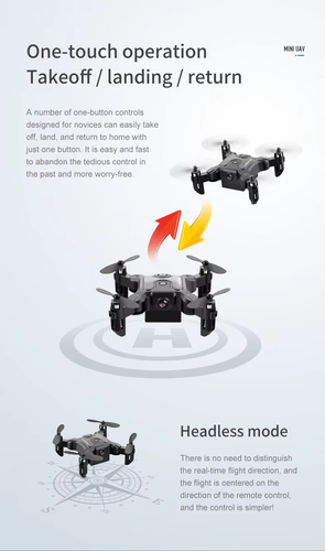 🌈 V2 Mini Drone Pro 8K HD Quadrirotor 5G WiFi FPV Maintien d'altitude RC - Photo 9/13