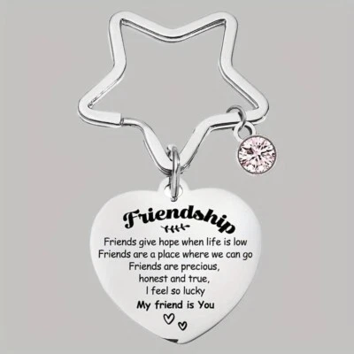 Friendship Gifts For Her Metal Keyring Birthday Christmas Gift For Best Friend