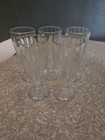Vintage Set Of 5 Soda Fountain Glasses Sundae Ice Cream Parfait  — photo 1