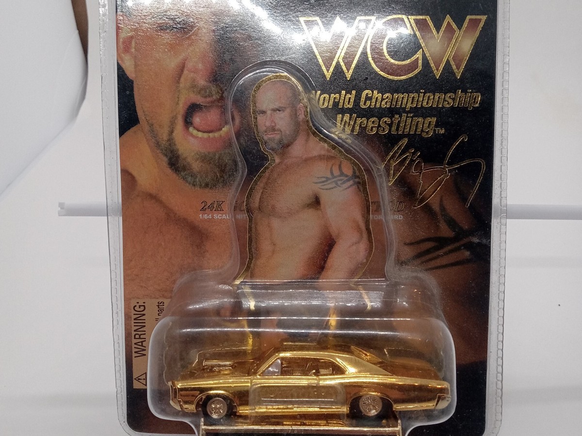 NEW WCW Racing Champions Bill Goldberg 24K GOLD car 1 OF 9,998