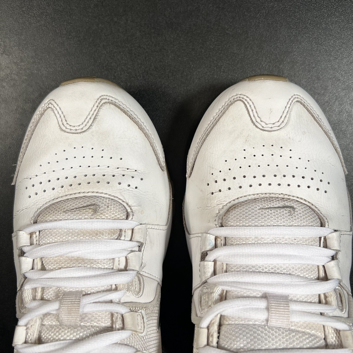 Nike Shox Avenue White Silver 833584-100 Running Shoes‎ Sneakers Nike Shox Avenue Running Shoes Men main image 4