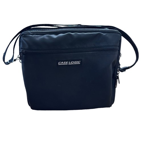 Case Logic 20 Kassettenband Nylon Tragetasche verstellbarer Riemen Kunststofffach - Bild 9 von 9