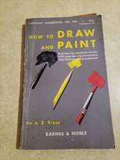 How to Draw and Paint Everyday Handbooks NO. 244 By A.Z. Kruse Vintage 1961
