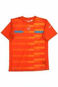 Nike T Shirt Mit Logo Print D 164 Orange Oberteil Top Jungen Ebay