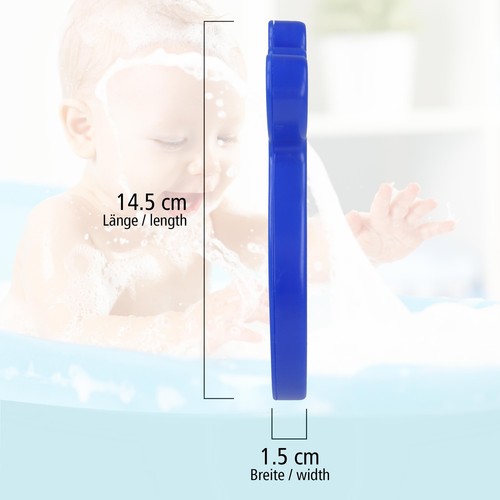 2er Set Badethermometer Fischform blau sicheres Bade Baby-Thermometer 11-52 °C - Bild 7 von 7