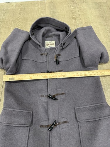 Vintage Gloverall English Duffle Coat Womans US 12 Color Taupe. - Picture 8 of 17