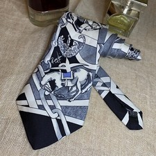 Cravatta vintage di seta ROLF KUIE Circus for LEHNER silk Tie cravate soft silk