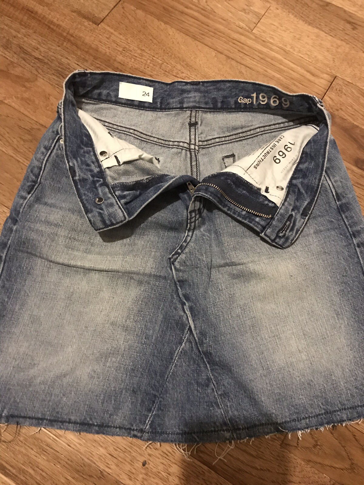Womens Gap Denim Jean Mini Skirt Size 24 Super Cute! eBay