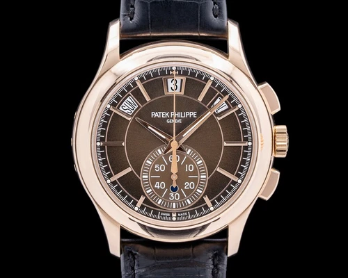 Patek Philippe 5905R Chronograph Annual Calendar 18K Rose Gold Brown Dial