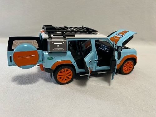 1:18 Land Rover Defender 110 Diecast Model Car Toy Collectible Sound Light Gift - Picture 46 of 48