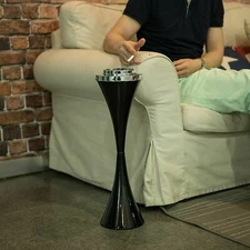 Outdoor Ashtray Floor Standing Ashtray with Lid Smoking Cigarette Butts Ash Tray