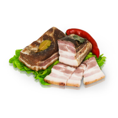 Bauchspeck Gegarter Speck 400 g Сало Salzspeck Derewenskoe