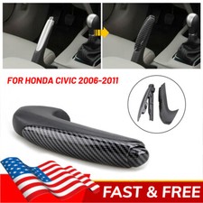 Juego de manijas de cubierta de palanca de empuñadura de freno de estacionamiento para Honda Civic 2006-2011 EE. UU.