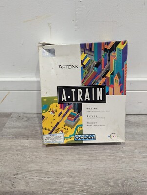 COMMODORE AMIGA A-TRAIN BIG BOX - KOMPLETT 1992
