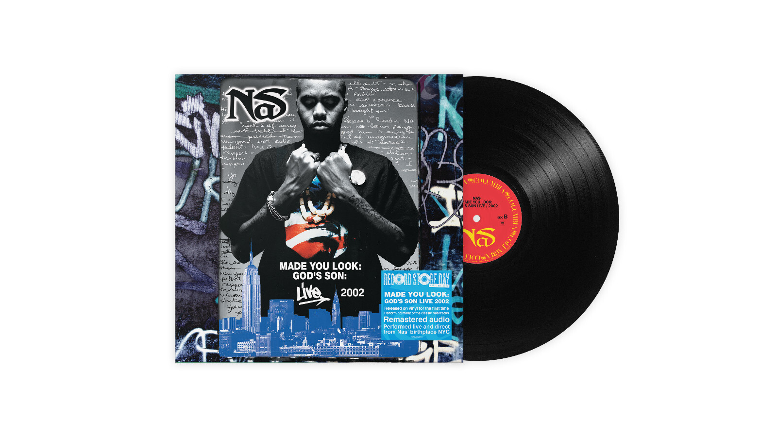 Nas Made You Look God's Son Live 2002 Vinyl LP RSD 2023