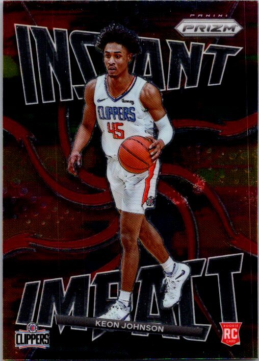 2021-22 Panini Prizm #5 Keon Johnson Instant Impact