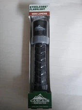 CASCADE MOUNTAIN TECH STEELCORE 1000 LUMENS LED FLASHLIGHT GRAY