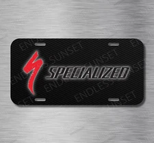 Bike Bicycle Cycling Specialized Car License Plate Front Auto Tag Plate