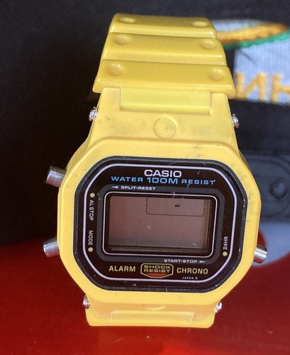 CASIO G SHOCK DW-500 WATCH 100M Water Resistant Vintage Color Variant 540  Yellow | eBay