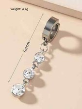 Set 6 Piercing Ombelico Donna - Acciaio Chirurgico 316L Anallergico, 14G, Con Perle E CZ, Regalo Ideale - Foto 2