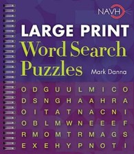 Large Print Word Search Puzzles - Spiral-bound By Danna, Mark - GOOD